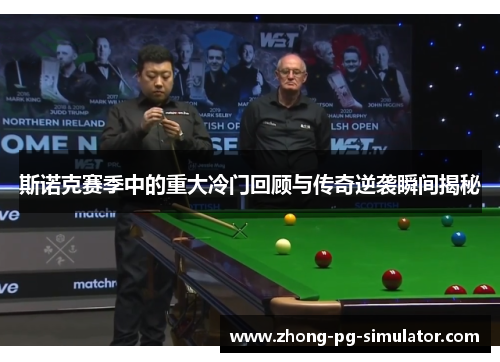 斯诺克赛季中的重大冷门回顾与传奇逆袭瞬间揭秘